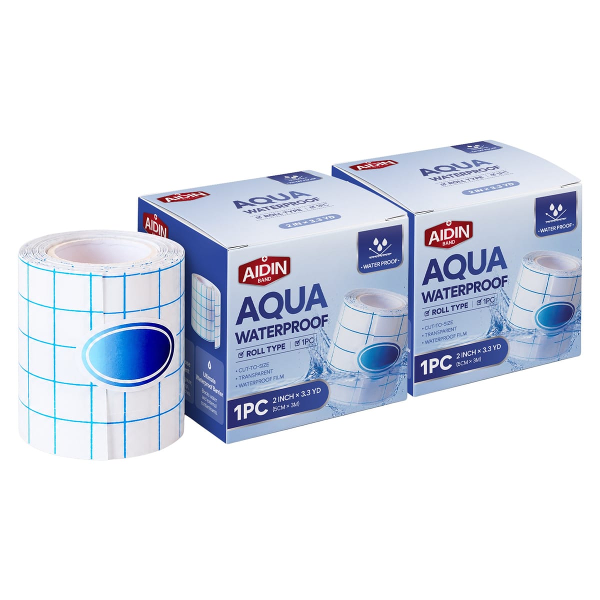 Aqua Skin Cover — Waterproof film roll · 2 in × 3.3 yd